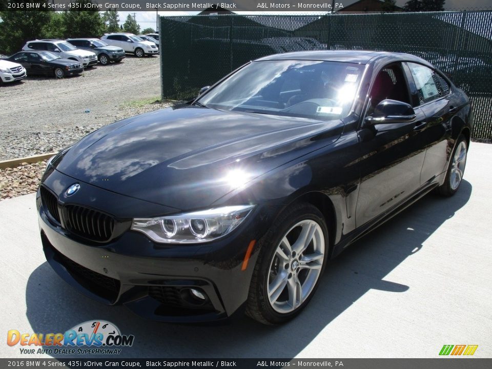 2016 BMW 4 Series 435i xDrive Gran Coupe Black Sapphire Metallic / Black Photo #7
