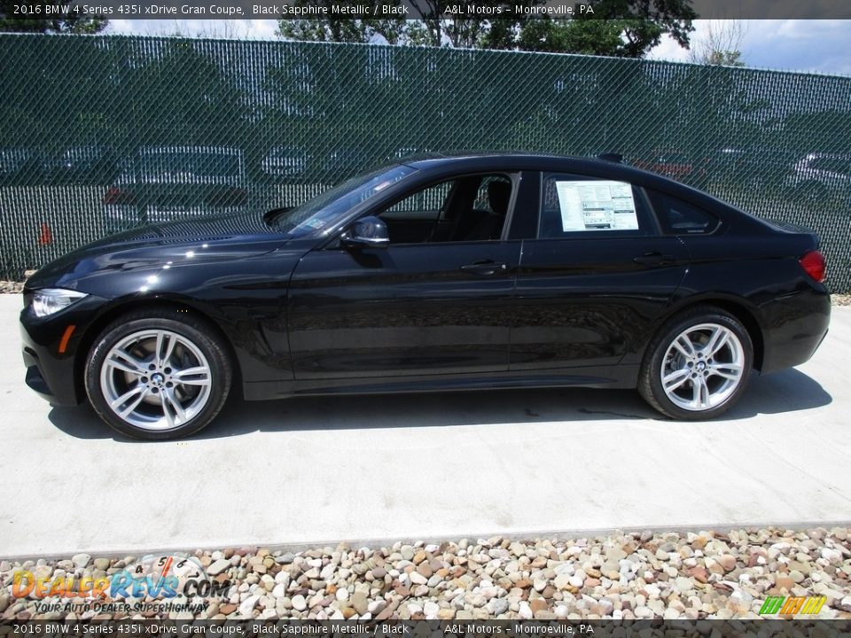 2016 BMW 4 Series 435i xDrive Gran Coupe Black Sapphire Metallic / Black Photo #8