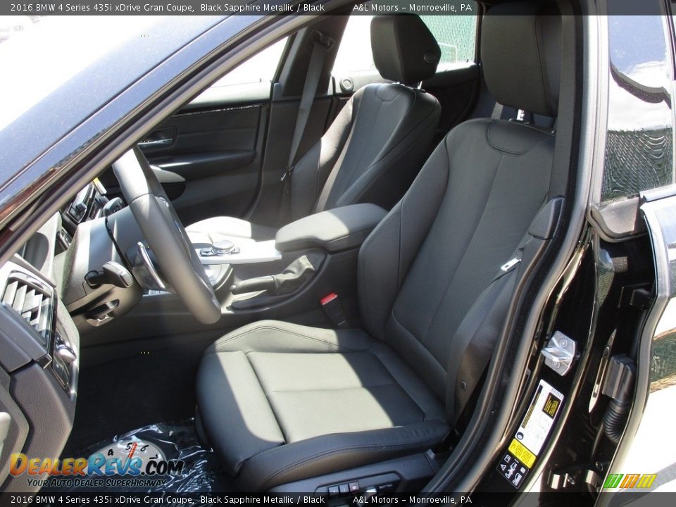 2016 BMW 4 Series 435i xDrive Gran Coupe Black Sapphire Metallic / Black Photo #12