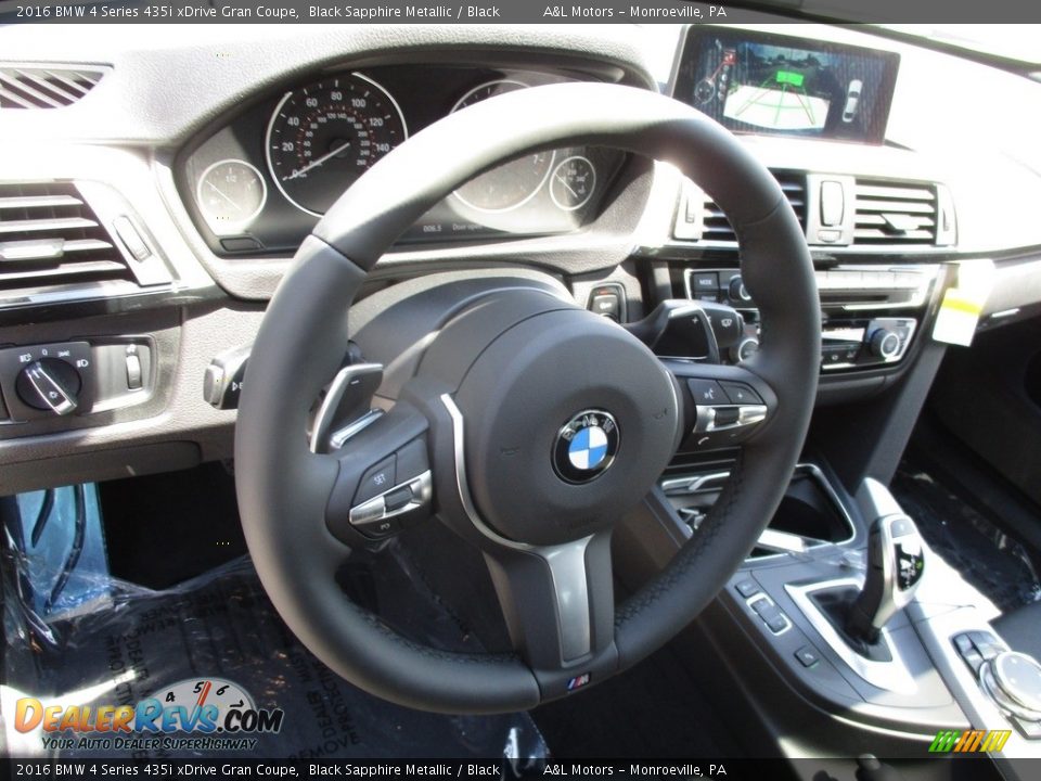 2016 BMW 4 Series 435i xDrive Gran Coupe Black Sapphire Metallic / Black Photo #14