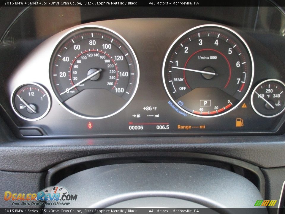 2016 BMW 4 Series 435i xDrive Gran Coupe Black Sapphire Metallic / Black Photo #20