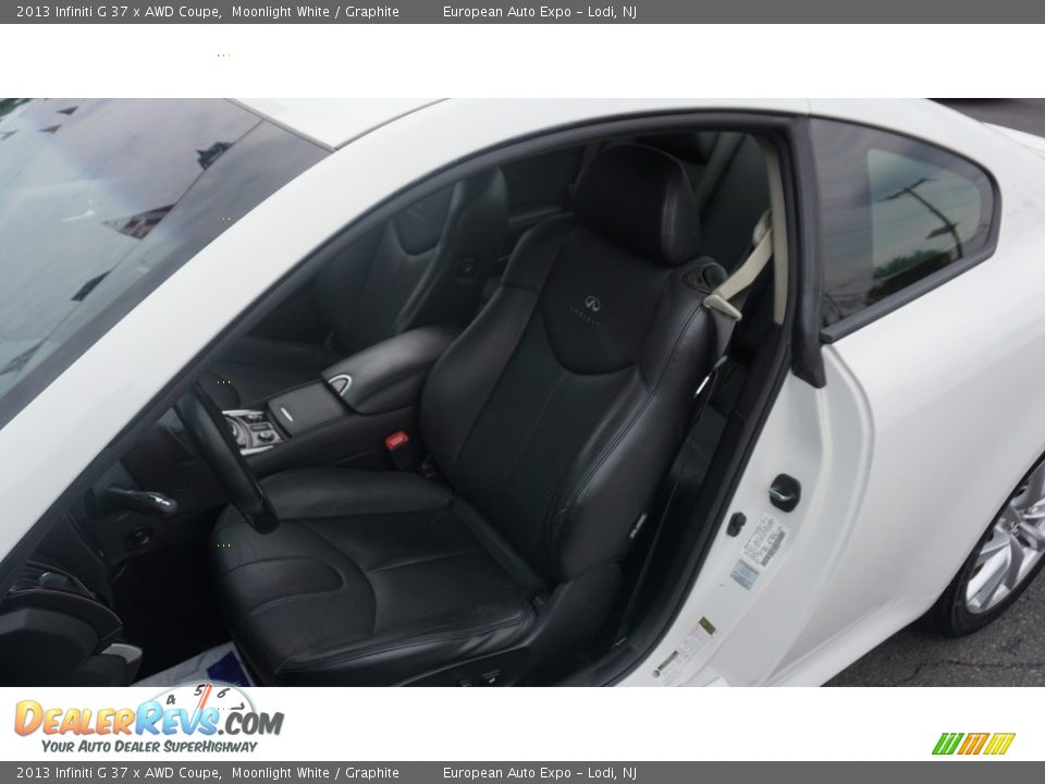 2013 Infiniti G 37 x AWD Coupe Moonlight White / Graphite Photo #6