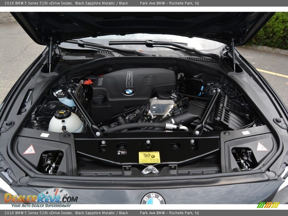 2016 BMW 5 Series 528i xDrive Sedan Black Sapphire Metallic / Black Photo #28