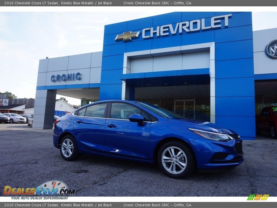 2016 Chevrolet Cruze LT Sedan Kinetic Blue Metallic / Jet Black Photo #1