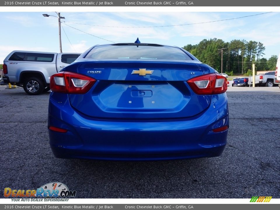 2016 Chevrolet Cruze LT Sedan Kinetic Blue Metallic / Jet Black Photo #6