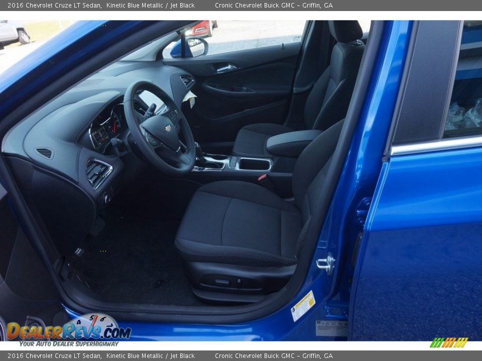 2016 Chevrolet Cruze LT Sedan Kinetic Blue Metallic / Jet Black Photo #9
