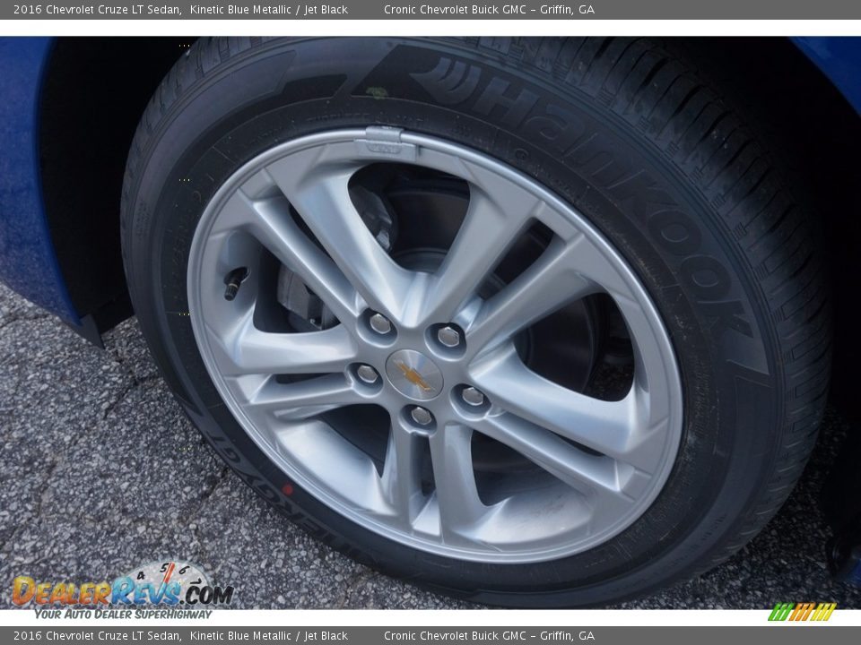 2016 Chevrolet Cruze LT Sedan Kinetic Blue Metallic / Jet Black Photo #12