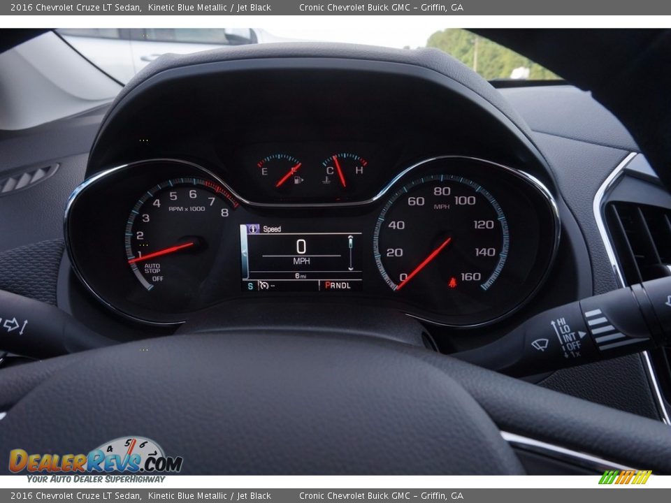 2016 Chevrolet Cruze LT Sedan Kinetic Blue Metallic / Jet Black Photo #14