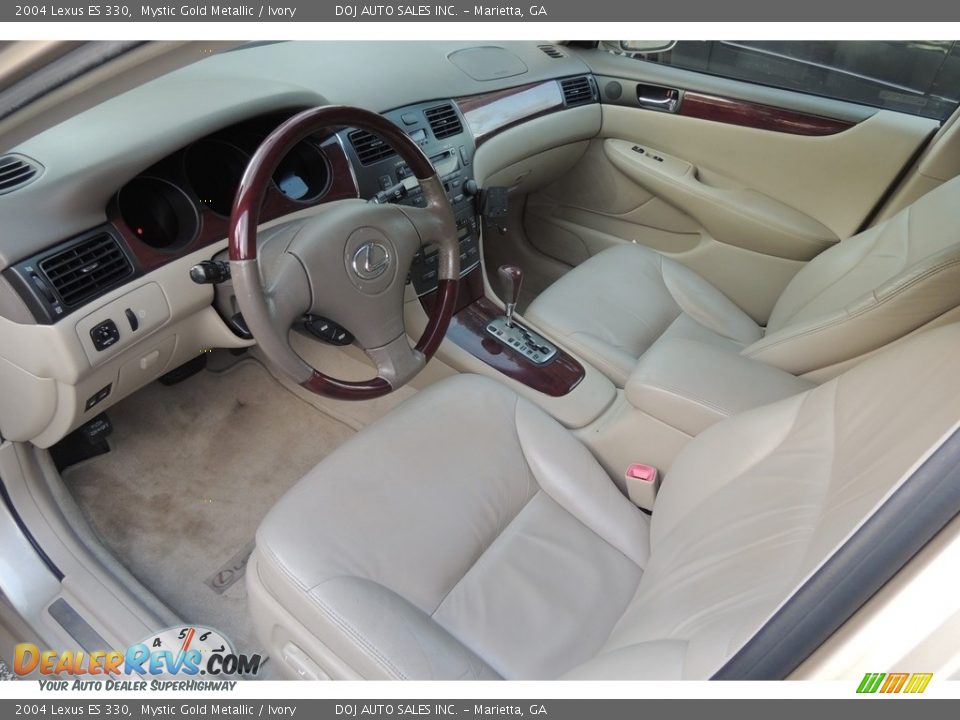 2004 Lexus ES 330 Mystic Gold Metallic / Ivory Photo #8
