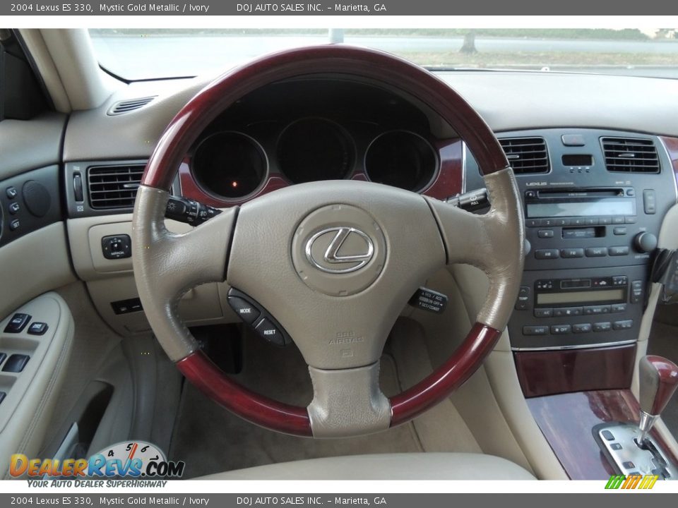 2004 Lexus ES 330 Mystic Gold Metallic / Ivory Photo #11