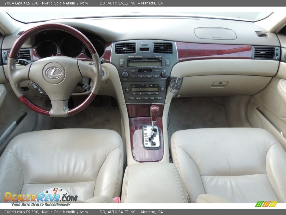 2004 Lexus ES 330 Mystic Gold Metallic / Ivory Photo #14