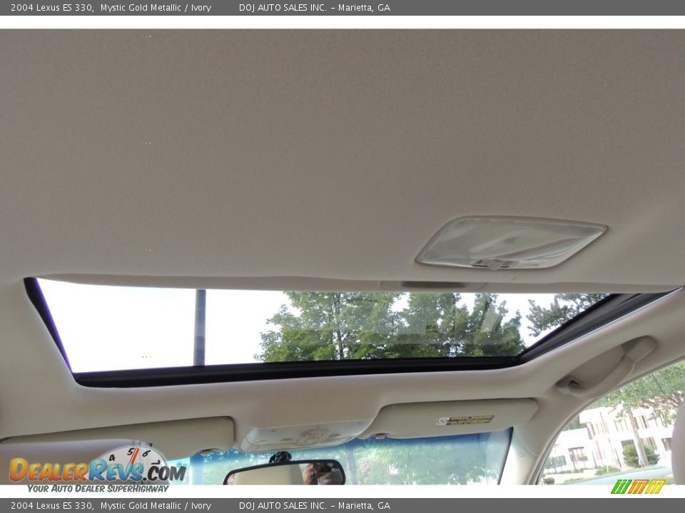 2004 Lexus ES 330 Mystic Gold Metallic / Ivory Photo #15