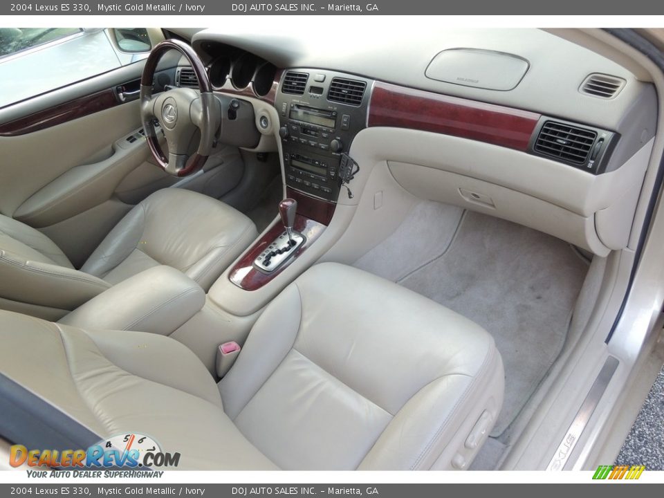 2004 Lexus ES 330 Mystic Gold Metallic / Ivory Photo #16
