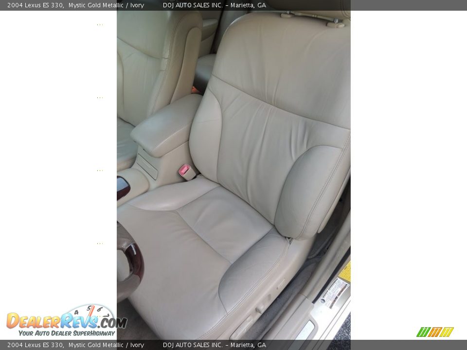 2004 Lexus ES 330 Mystic Gold Metallic / Ivory Photo #17