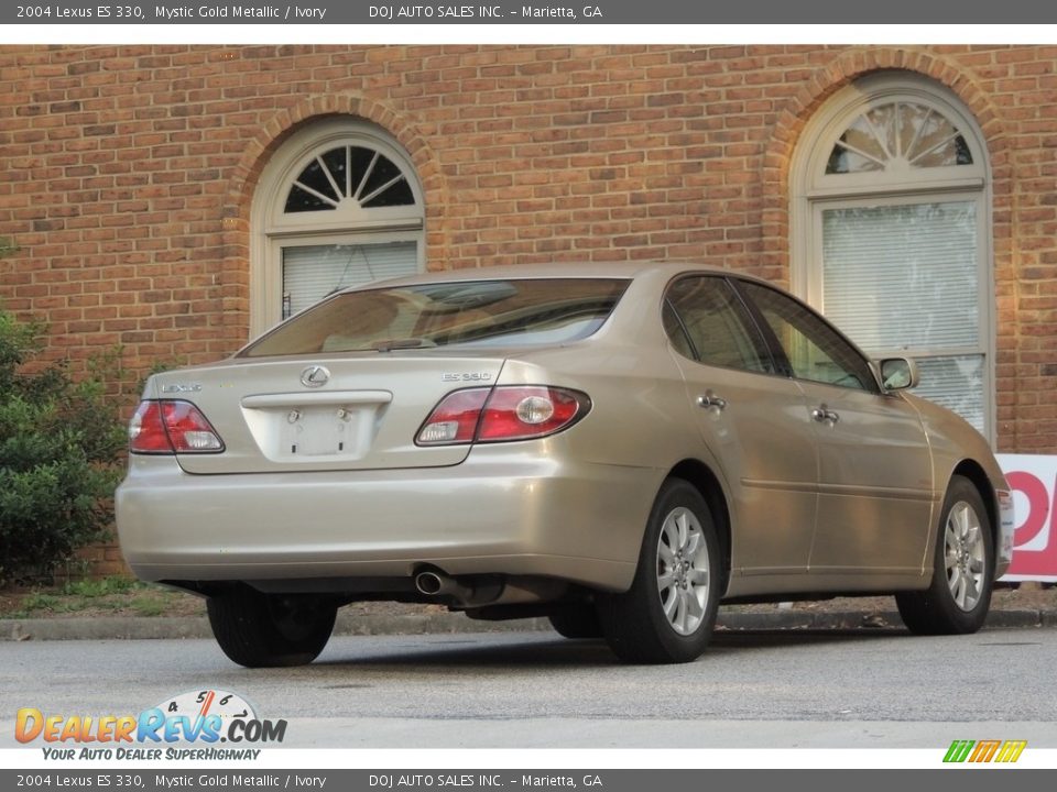 2004 Lexus ES 330 Mystic Gold Metallic / Ivory Photo #27