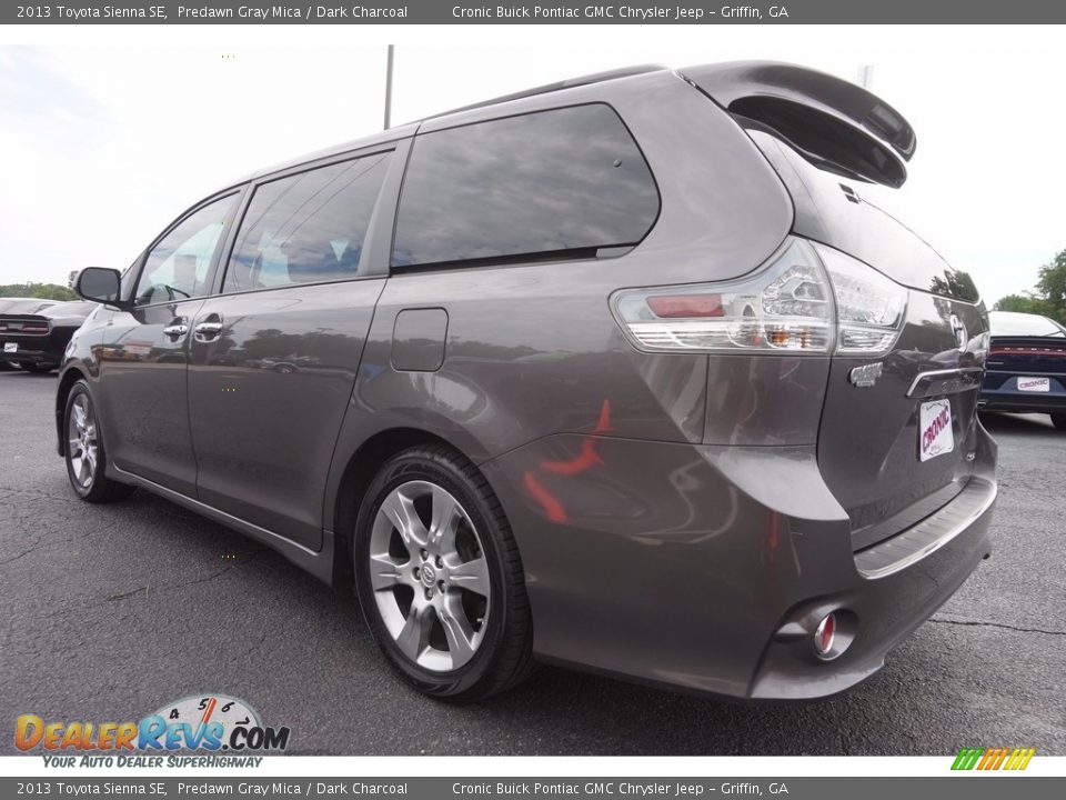 2013 Toyota Sienna SE Predawn Gray Mica / Dark Charcoal Photo #5