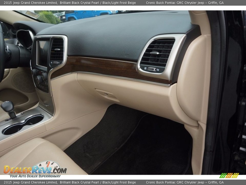 2015 Jeep Grand Cherokee Limited Brilliant Black Crystal Pearl / Black/Light Frost Beige Photo #20