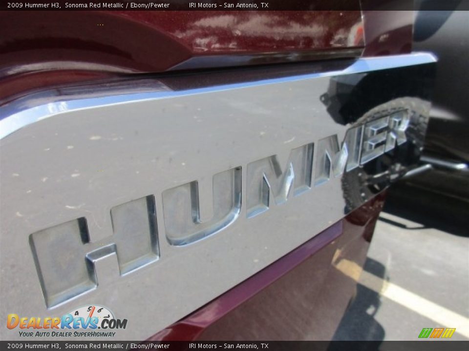 2009 Hummer H3 Sonoma Red Metallic / Ebony/Pewter Photo #6