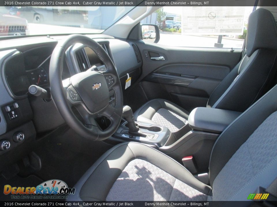 2016 Chevrolet Colorado Z71 Crew Cab 4x4 Cyber Gray Metallic / Jet Black Photo #9