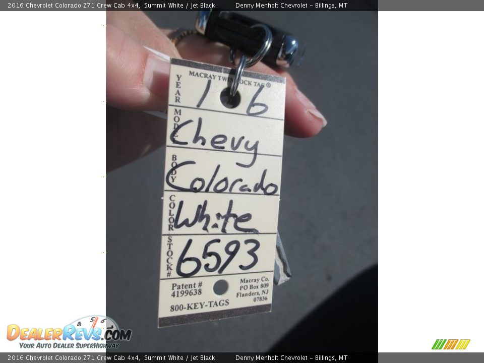 2016 Chevrolet Colorado Z71 Crew Cab 4x4 Summit White / Jet Black Photo #13