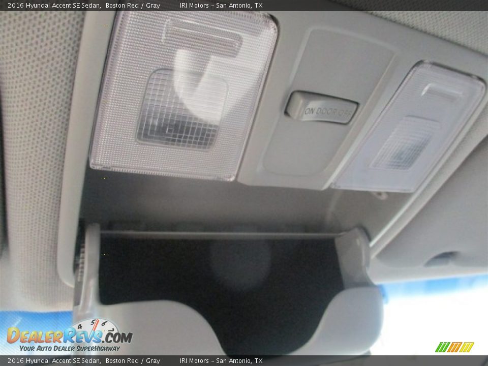2016 Hyundai Accent SE Sedan Boston Red / Gray Photo #17