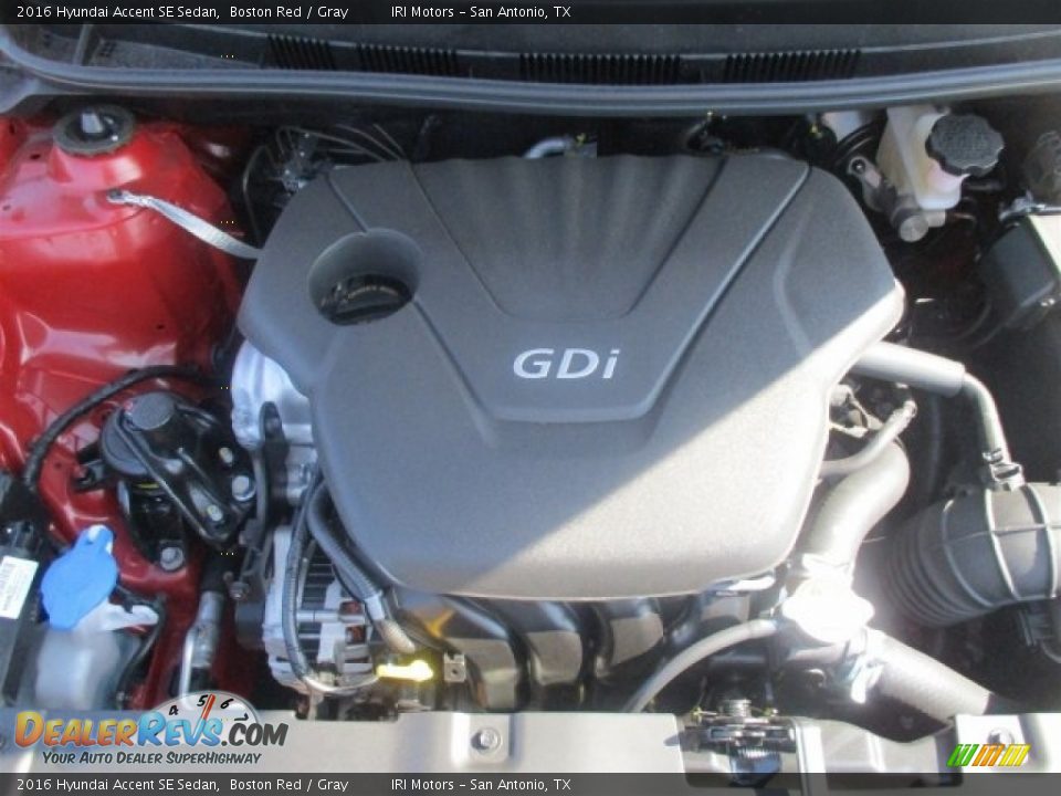 2016 Hyundai Accent SE Sedan Boston Red / Gray Photo #21