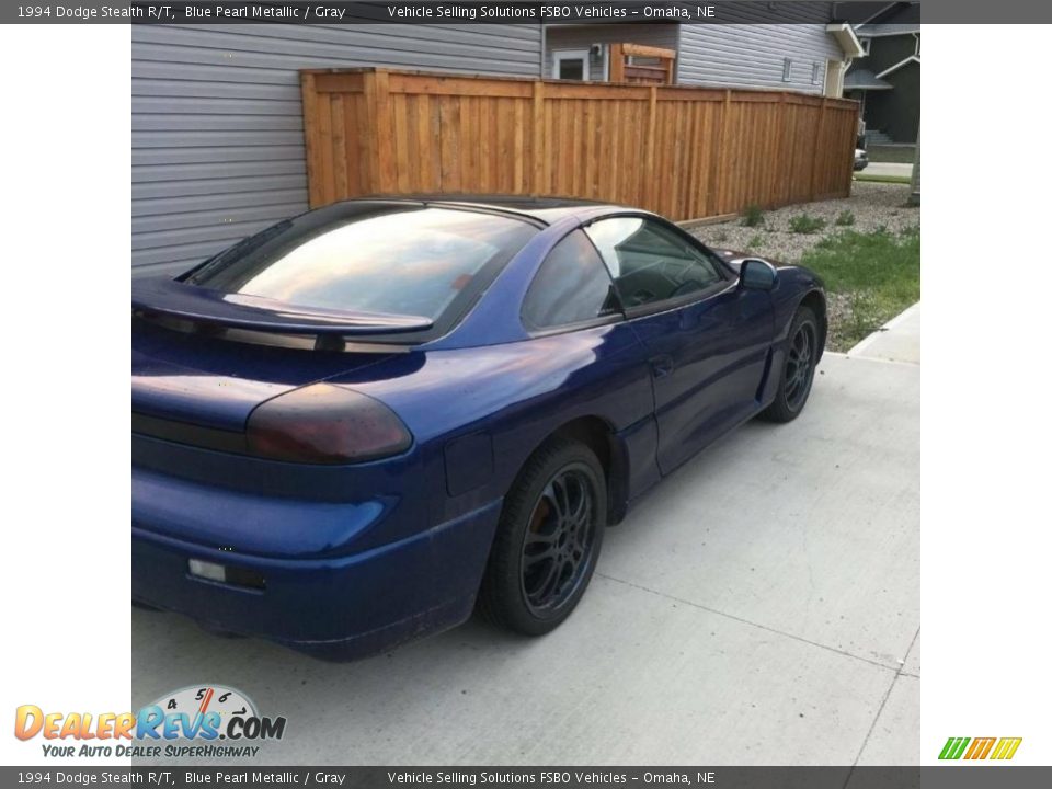 1994 Dodge Stealth R/T Blue Pearl Metallic / Gray Photo #3