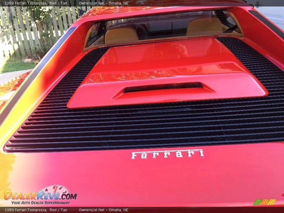 1989 Ferrari Testarossa Red / Tan Photo #6