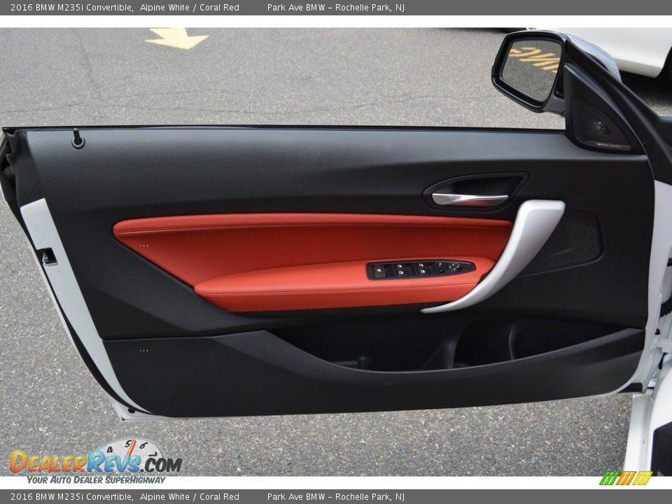 2016 BMW M235i Convertible Alpine White / Coral Red Photo #9