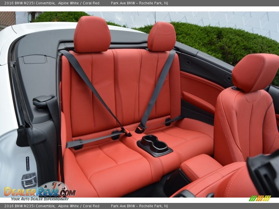 Rear Seat of 2016 BMW M235i Convertible Photo #25