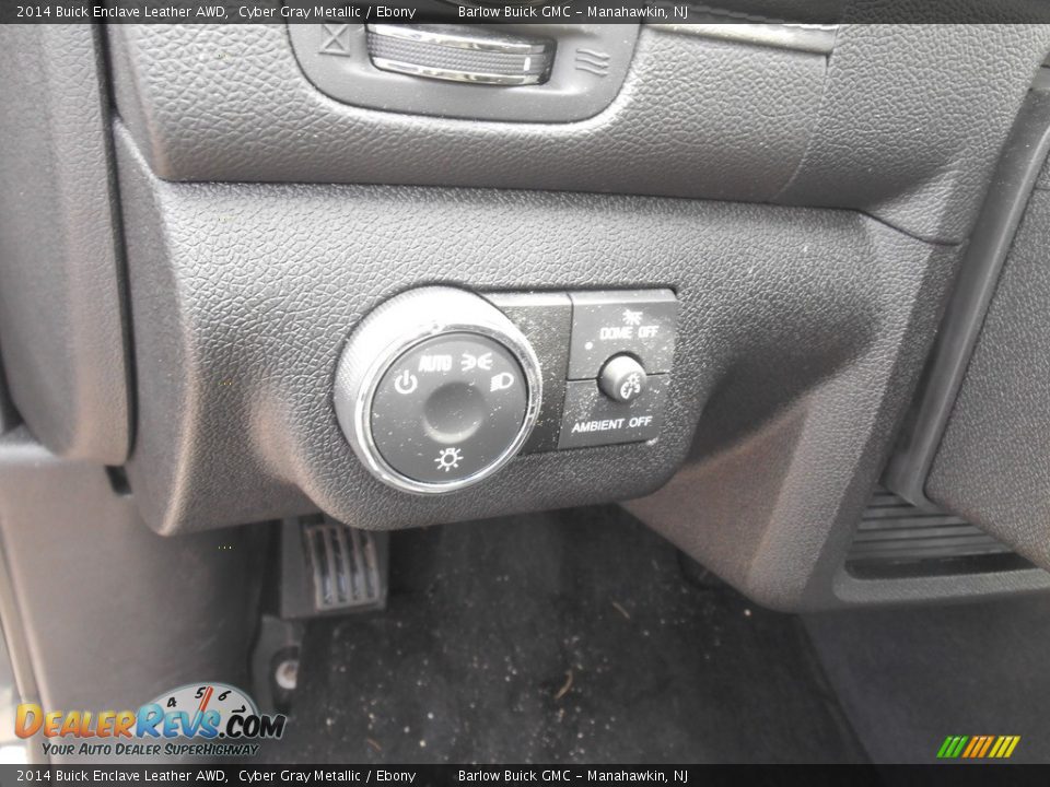 2014 Buick Enclave Leather AWD Cyber Gray Metallic / Ebony Photo #9