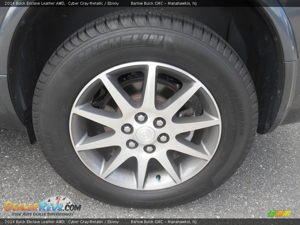 2014 Buick Enclave Leather AWD Cyber Gray Metallic / Ebony Photo #15