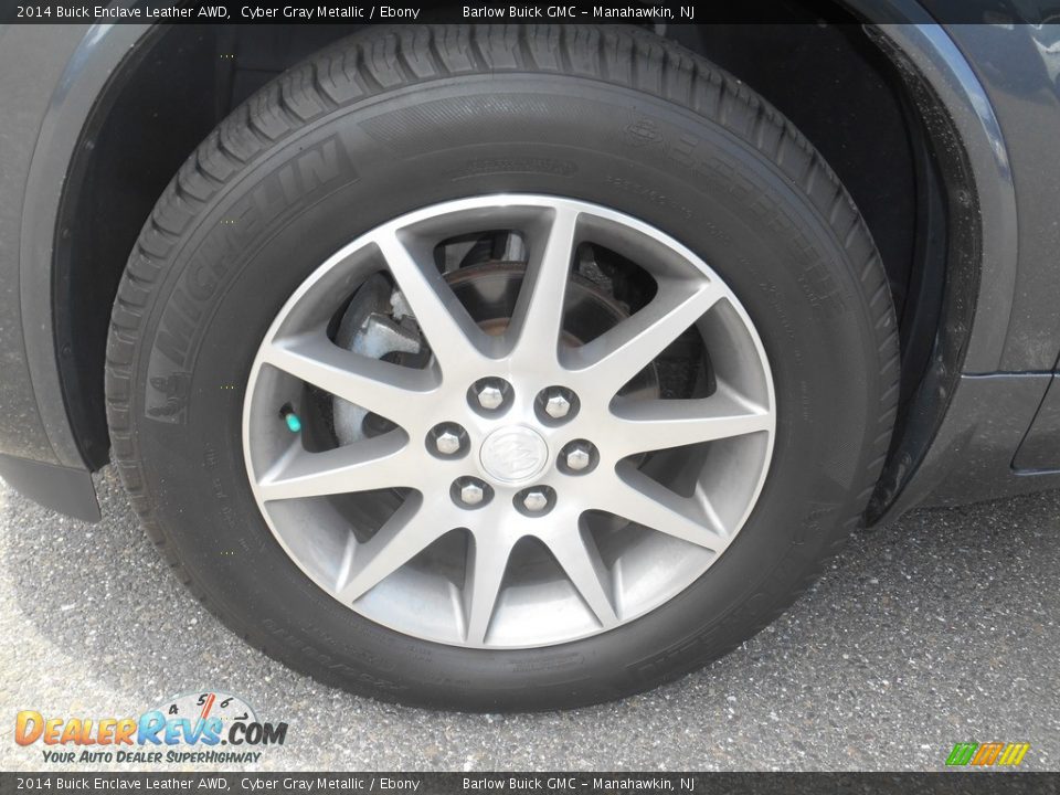 2014 Buick Enclave Leather AWD Cyber Gray Metallic / Ebony Photo #16