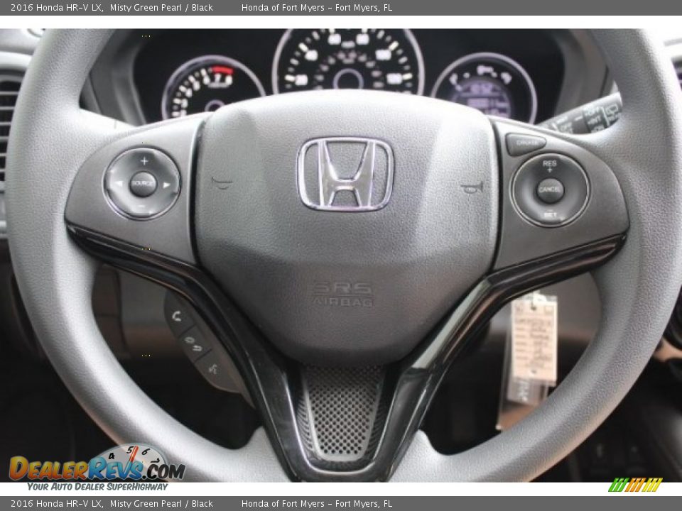 2016 Honda HR-V LX Misty Green Pearl / Black Photo #11