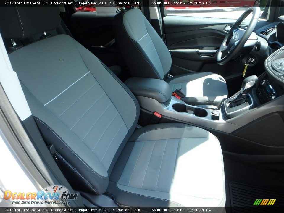 2013 Ford Escape SE 2.0L EcoBoost 4WD Ingot Silver Metallic / Charcoal Black Photo #11