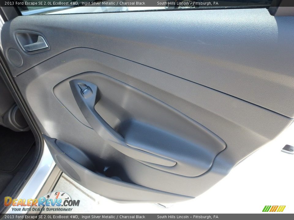 2013 Ford Escape SE 2.0L EcoBoost 4WD Ingot Silver Metallic / Charcoal Black Photo #15