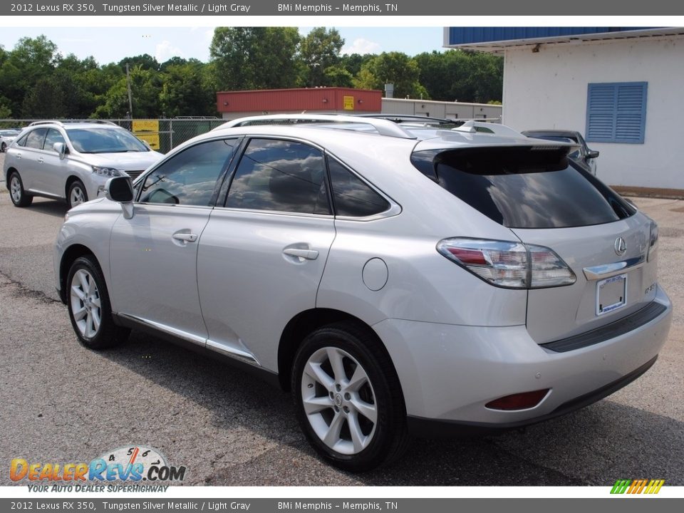 2012 Lexus RX 350 Tungsten Silver Metallic / Light Gray Photo #3