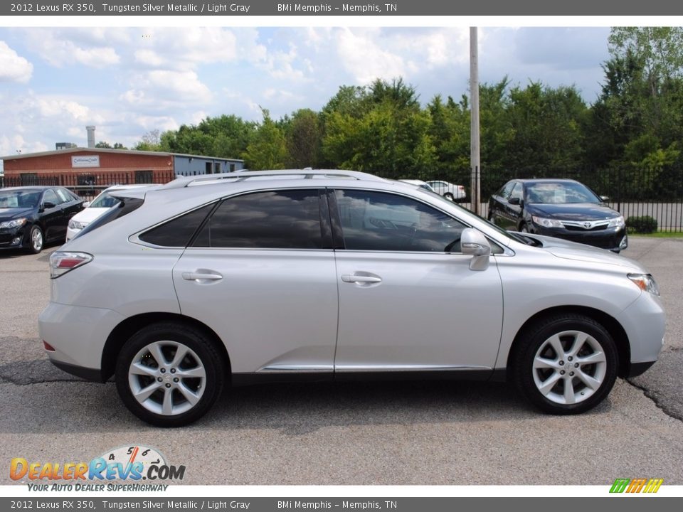 2012 Lexus RX 350 Tungsten Silver Metallic / Light Gray Photo #6