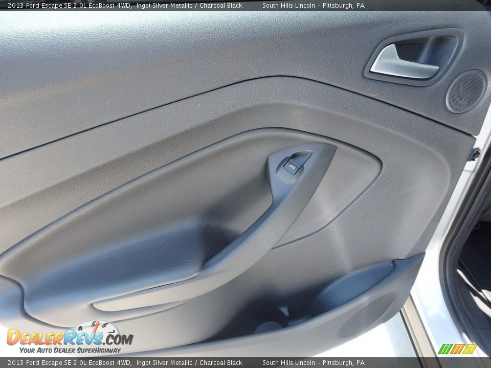 2013 Ford Escape SE 2.0L EcoBoost 4WD Ingot Silver Metallic / Charcoal Black Photo #19