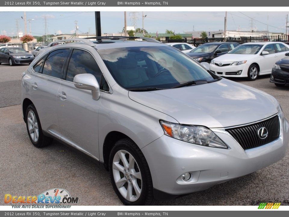 2012 Lexus RX 350 Tungsten Silver Metallic / Light Gray Photo #7