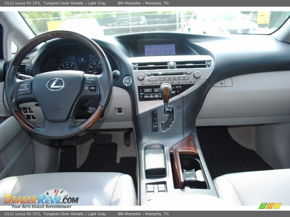 2012 Lexus RX 350 Tungsten Silver Metallic / Light Gray Photo #9