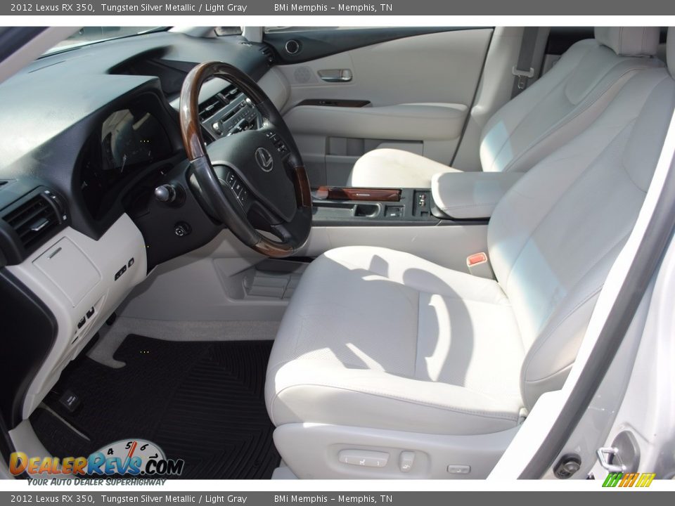 2012 Lexus RX 350 Tungsten Silver Metallic / Light Gray Photo #11