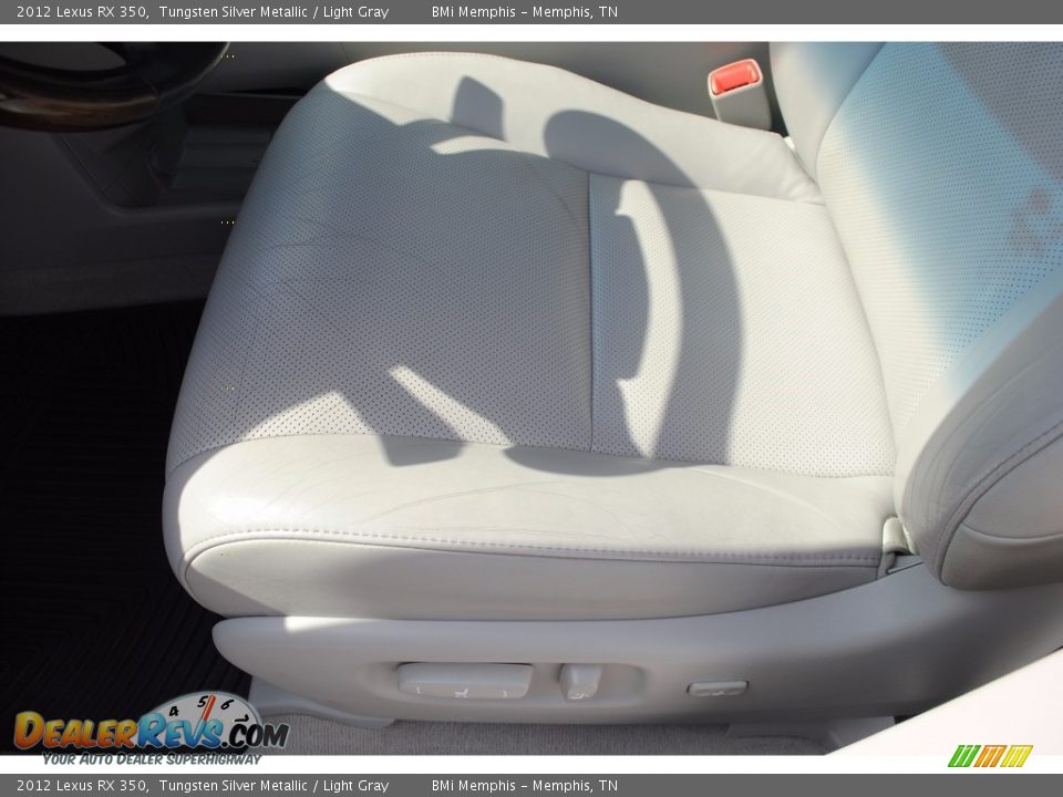 2012 Lexus RX 350 Tungsten Silver Metallic / Light Gray Photo #12