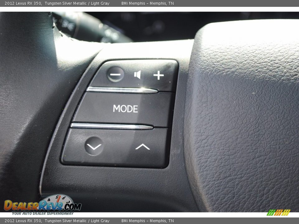 2012 Lexus RX 350 Tungsten Silver Metallic / Light Gray Photo #14