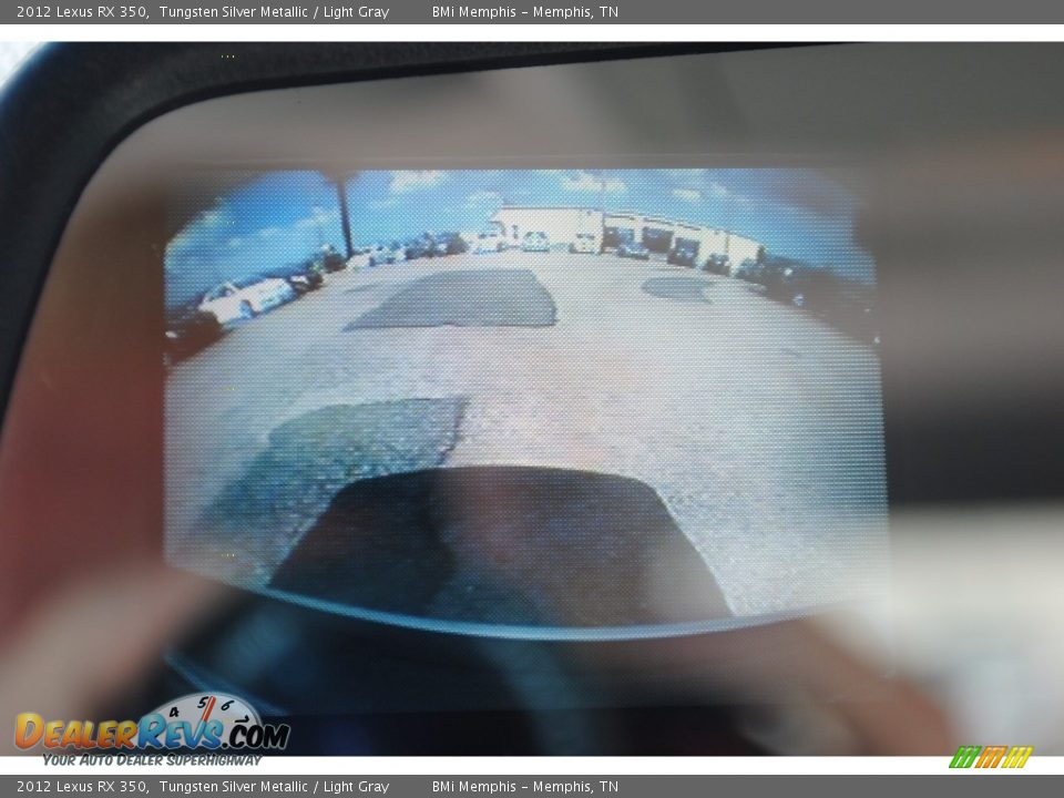 2012 Lexus RX 350 Tungsten Silver Metallic / Light Gray Photo #16