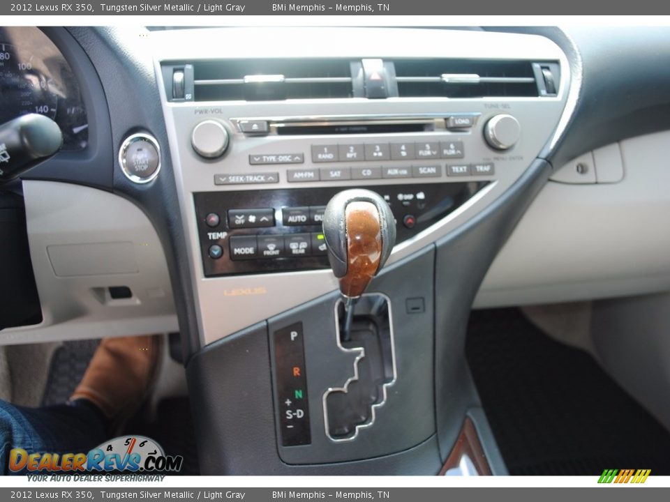 2012 Lexus RX 350 Tungsten Silver Metallic / Light Gray Photo #17