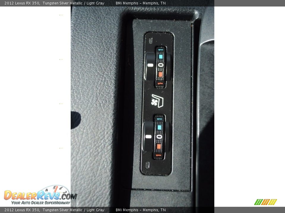 2012 Lexus RX 350 Tungsten Silver Metallic / Light Gray Photo #18