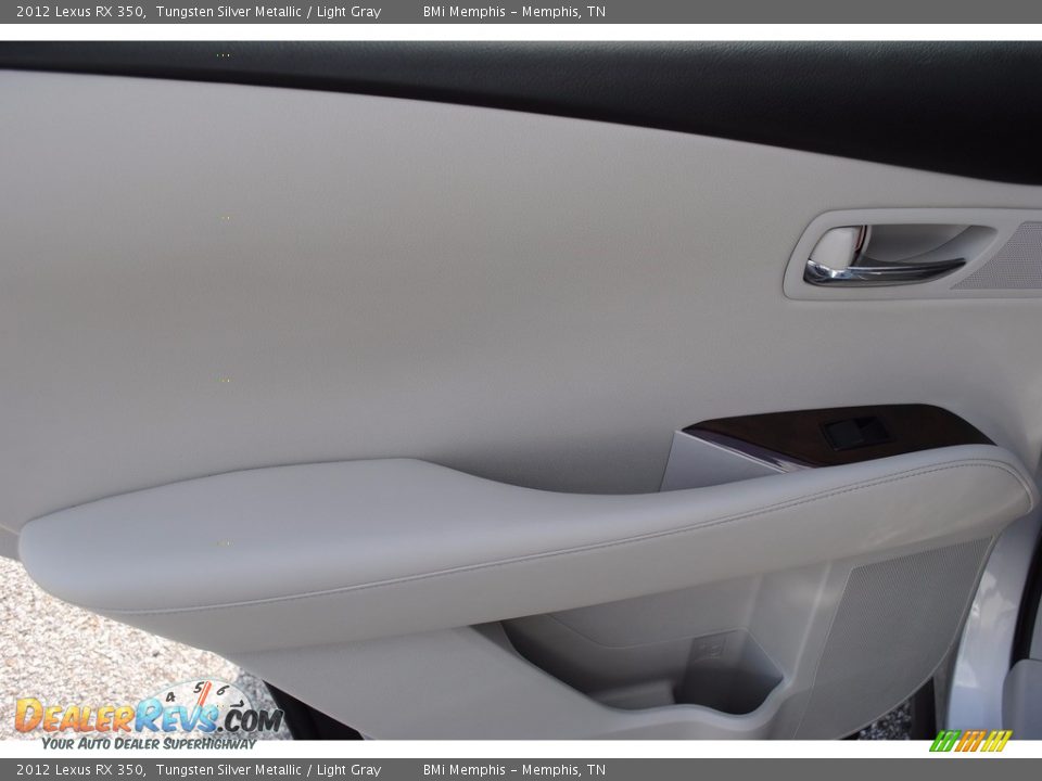 2012 Lexus RX 350 Tungsten Silver Metallic / Light Gray Photo #20