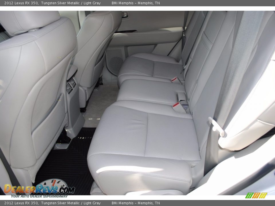 2012 Lexus RX 350 Tungsten Silver Metallic / Light Gray Photo #21