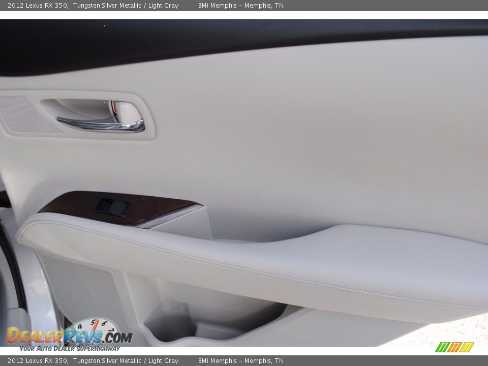 2012 Lexus RX 350 Tungsten Silver Metallic / Light Gray Photo #22
